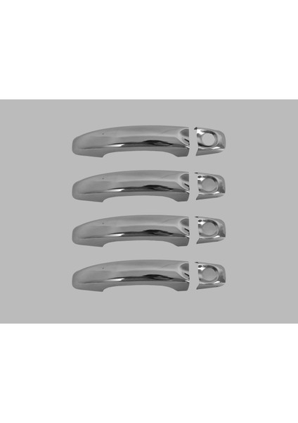 Volkswagen Amarok Pick Up Kapı Kolu (4 Kapı) 4 Parça 2010 ve Üzeri Krom Paslanmaz Çelik