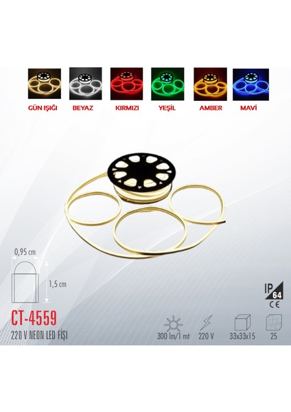 CT-4554 220 V Neon LED