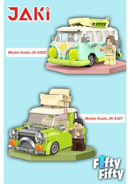 Jaki Maker Pop Tatil Otobüsü -JK8305(323 Parça) Oyuncak Yapım Seti