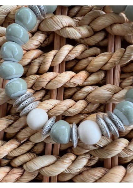 Valence Bracelet Toprak ve Ceyt Doğal Taşlı Bileklik
