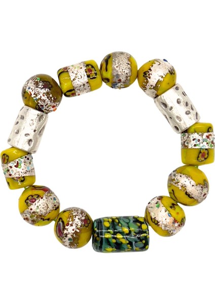 Chichyjaune Bracelet Gana Cam Boncuklu Bileklik