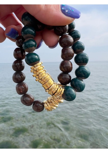 Nicevert Bracelet Doğal Taşlı Toprak Bileklik