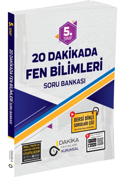 5. Sınıf 20 Dakikada Fen Bilimleri Soru Bankası