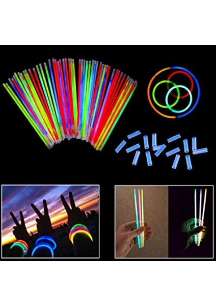 Fosforlu Çubuk Glow Stick 50 Adet