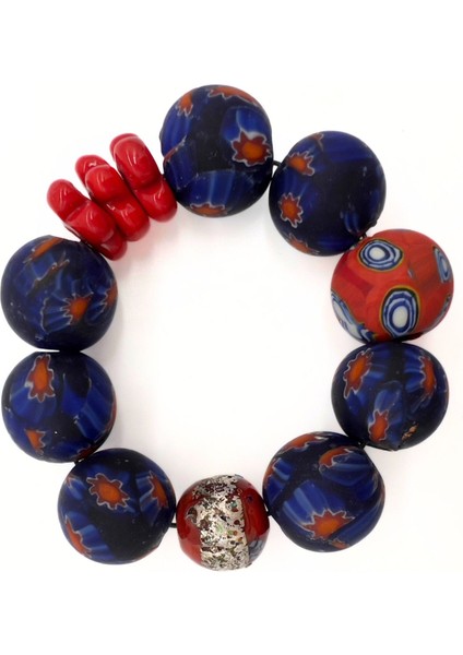 Nanterre Bracelet El Yapımı Gana Cam Boncuklu Bileklik