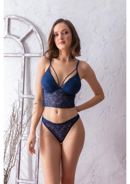 31712 Bralet Büstiyer Sütyen Külot Takım