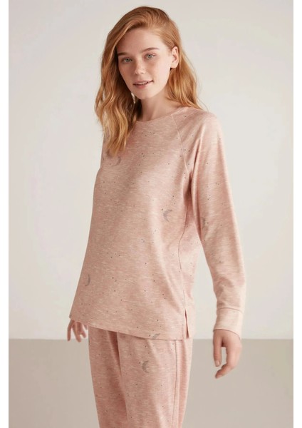 Yumuşak Dokulu Uzun Kol Kadın Pijama Takım 2404 fiyatları