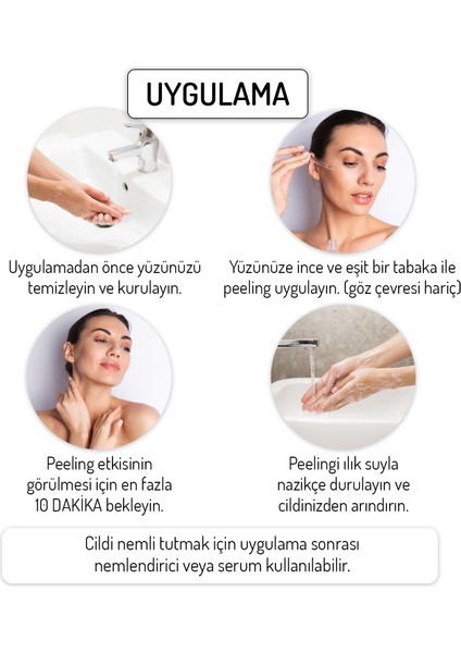 Face Peeling %30 Aha %2 Bha Kırmızı Peeling Serum 30 ml