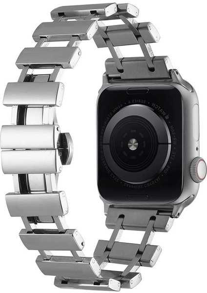 Apple Watch Ultra Ultra 2 49MM Redclick Krd-96 Metal Şerit Kordon