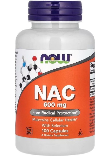 Nac 600 Mg 100 Veggie Kapsül