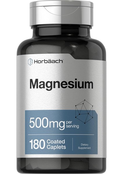 Horbäach Magnesium 500 Mg 180 Kapsül