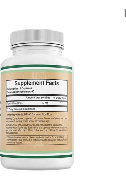 Spermidine 5 Mg 120 Kapsül fiyatları