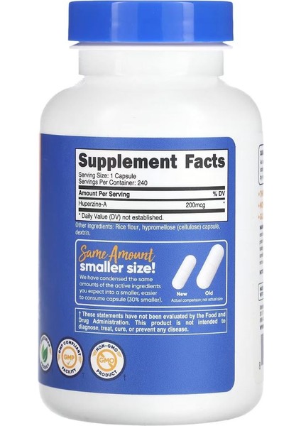 Huperzine A 200 Mcg 240 Kapsül