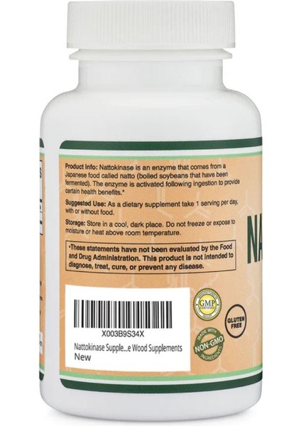 Nattokinase 4000FU 120 Kapsül modelleri