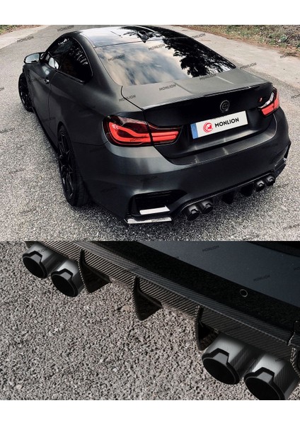 MONLİON M Model 5 D Parlak Carbon Siyah 90 mm Çiftli Sağ-Sol Set indirimleri