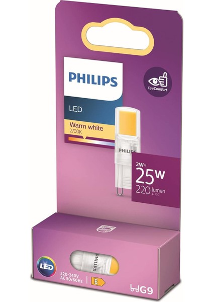 LED Classic 25W G9 Duylu Sarı Işık Dim Edilmez Ampul