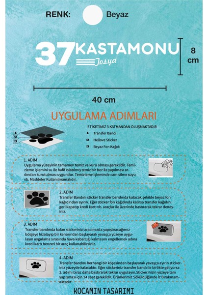 Kastamonu 37 Plaka Kodlu Beyaz Araç Sticker Tosya Ilçe Yazılı Özel Tasarım 40X8 cm Şehir ve Ilçe Temalı Kaliteli Sticker indirimleri