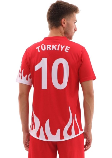 R0121 Alevli Türkiye Forması Tek Üst (Tek Kelime Isim Yazılır) 128