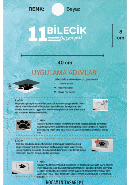 Bilecik 11 Plaka Kodlu Beyaz Araç Sticker Pazaryeri Ilçe Yazılı Özel Tasarım 40X8 cm Şehir ve Ilçe Temalı Kaliteli Sticker indirimleri