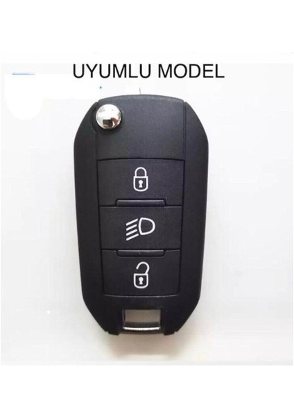 Citroen Uyumlu Yeni C3 Aircross Silikon Anahtar Koruma Kılıfı Far Açmalı Siyah Renk 1.ci Kalite fiyatları