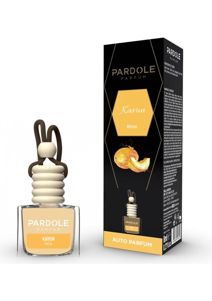 Araç Kokusu Mango Dünyası + Kavun 2'li Set - Oto Parfümü -8 ml - Oto Kokusu 2'li Set