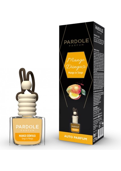 Araç Kokusu Mango Dünyası + Kavun 2'li Set - Oto Parfümü -8 ml - Oto Kokusu 2'li Set