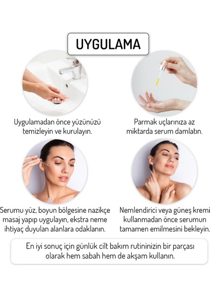 Hyaluronik Asit Niacinamide Serumu Yoğun Nemlendirici Besleyici Parlatıcı Hyaluronic Acid Serum 30 ml