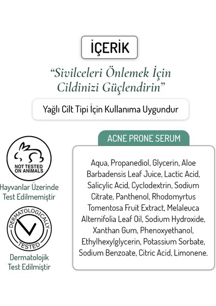 Arındırıcı Acne Prone Serum 30 ml fırsatları