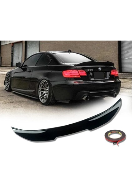 Bmw E92 Coupe Psm Plastik Parlak Siyah Boyalı Spoiler