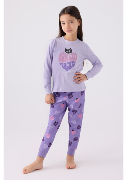 3465 Kız Çocuk Pijama Takımı