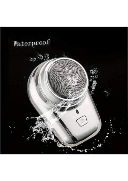 Mini Shaver Sıfır Sakal Taşınabilir Şarjlı Tıraş Makinesi Ipx6 Korumalı (4172) Alithestereo