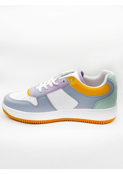 Lambırlent Kadın Sneaker Renkli Ortopedik Taban Günlük Hafif Spor Ayakkabı