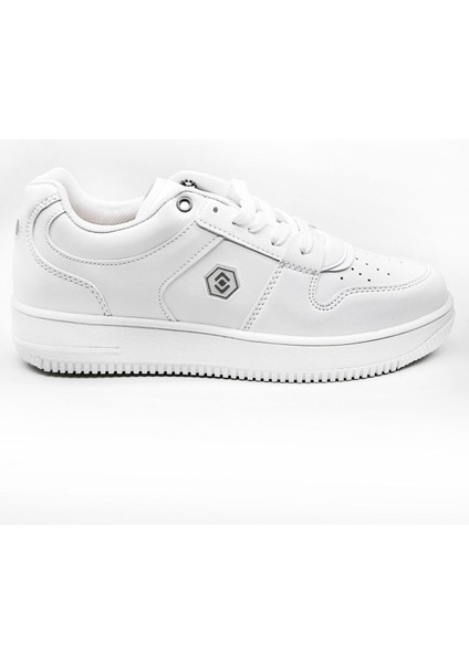 Lambırlent Kadın Sneaker Beyaz Ortopedik Taban Günlük Hafif Spor Ayakkabı