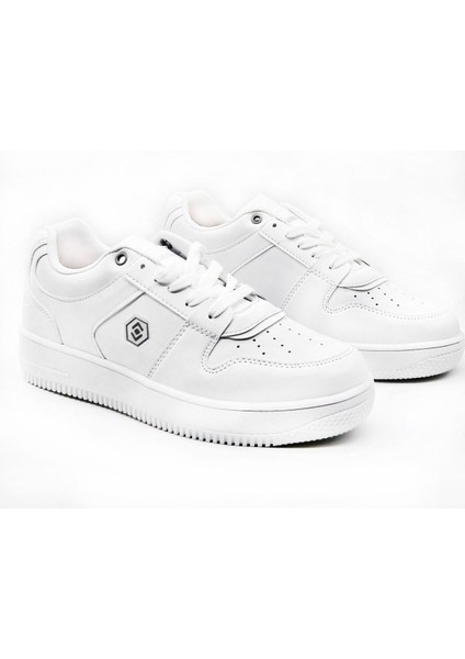 Lambırlent Kadın Sneaker Beyaz Ortopedik Taban Günlük Hafif Spor Ayakkabı