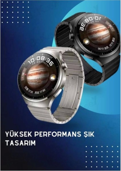 Watch 4 Pro Suit 7 Kordonlu Tüm Cihazlara Uyumlu Sesli Görüşme Bildirim Akıllı Saat fiyatları