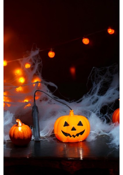 Cadılar Bayramı Işıklı Sopalı Balkabağı Halloween Parti Aksesuarı