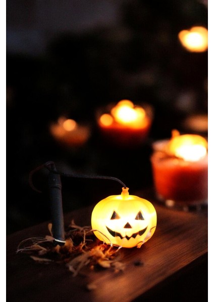 Cadılar Bayramı Işıklı Sopalı Balkabağı Halloween Parti Aksesuarı modelleri