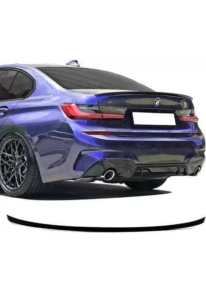 Bmw G20 Uyumlu Plastik Parlak Siyah Boyalı M3 Spoiler