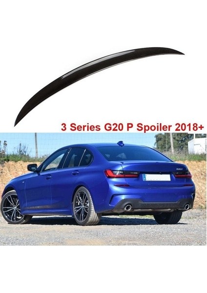 Bmw G20 Uyumlu Plastik Parlak Siyah Boyalı M3 Spoiler