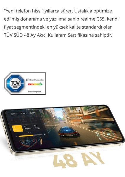 C65 Nfc 16 GB Ram 8gb 8gb'a Kadar Dinamik Ram 128 Gb) Kablolu Kulaklık Hediyeli