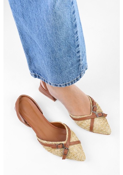 Kadın Ciao Kahve Hasır Babet fiyatları