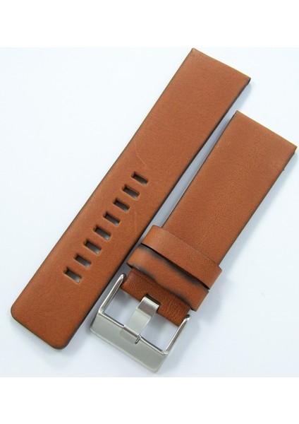 Bizon Taba Açık Kahverengi Deri Saat Kordonu 24MM Diesel Model Kayışı