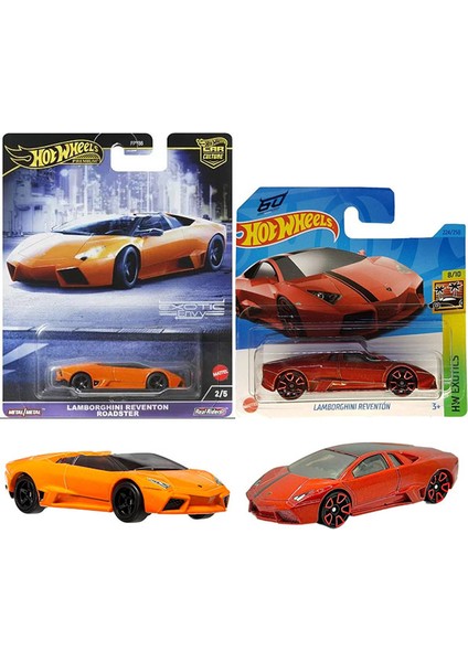 2 Araç Set Lamborghini Reventon Premium & Regular (1:64)