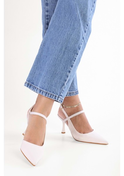 Kadın Nella Ten Saten Stiletto fiyatları