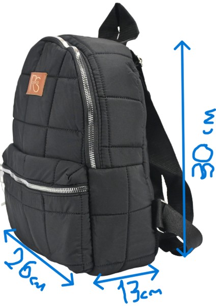 Samilon Kabartmalı Kapitone Puf Kumaş Shopper Çanta Rahat Sırt Askılı Hafif , Iç Astarlı Kaliteli Malzeme Mükemmel Işçilik