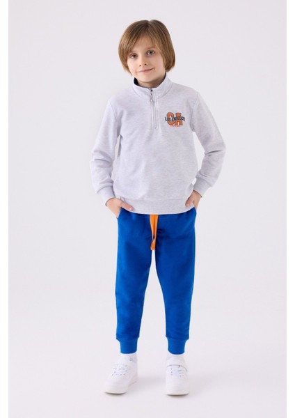 Erkek Çocuk Garson Karmelanj Eşofman Takım 3418 modelleri