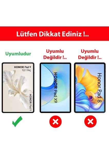 Honor Pad 9 Honor Pad 9 Pro 12.1" Inç Uyumlu Ekran Koruyucu Nano Kırılmaz Esnek Ekran Koruyucu