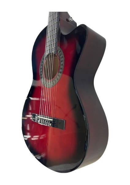 Redburst 4/4 Tam Boy Klasik Gitar