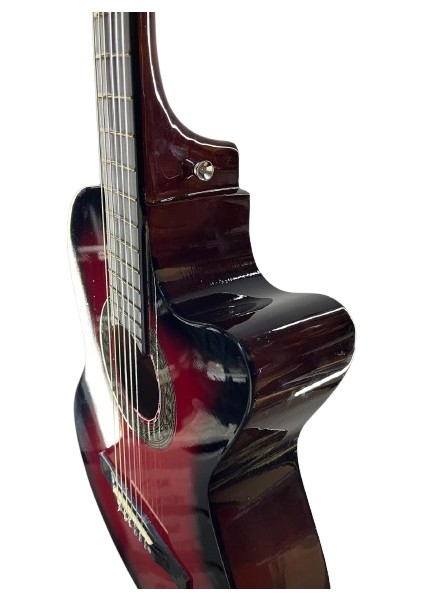 Redburst 4/4 Tam Boy Klasik Gitar