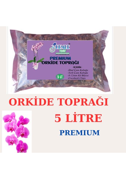 Cemre Torf Orkide Toprağı 5 Litre